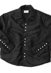 Padded Western Shirt in Black