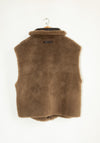 Shearling Vest in Brown
