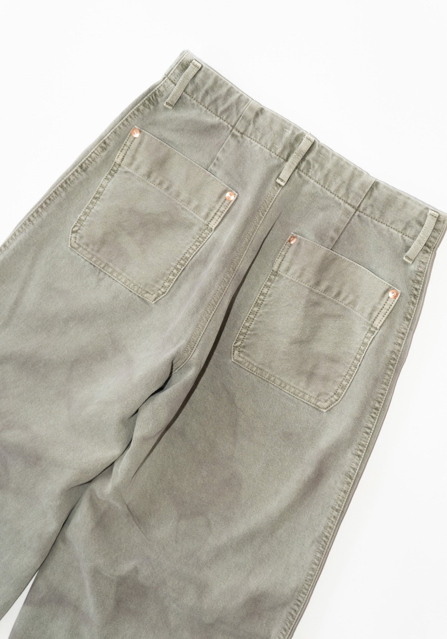 Work Jean Trousers in Foggy Green