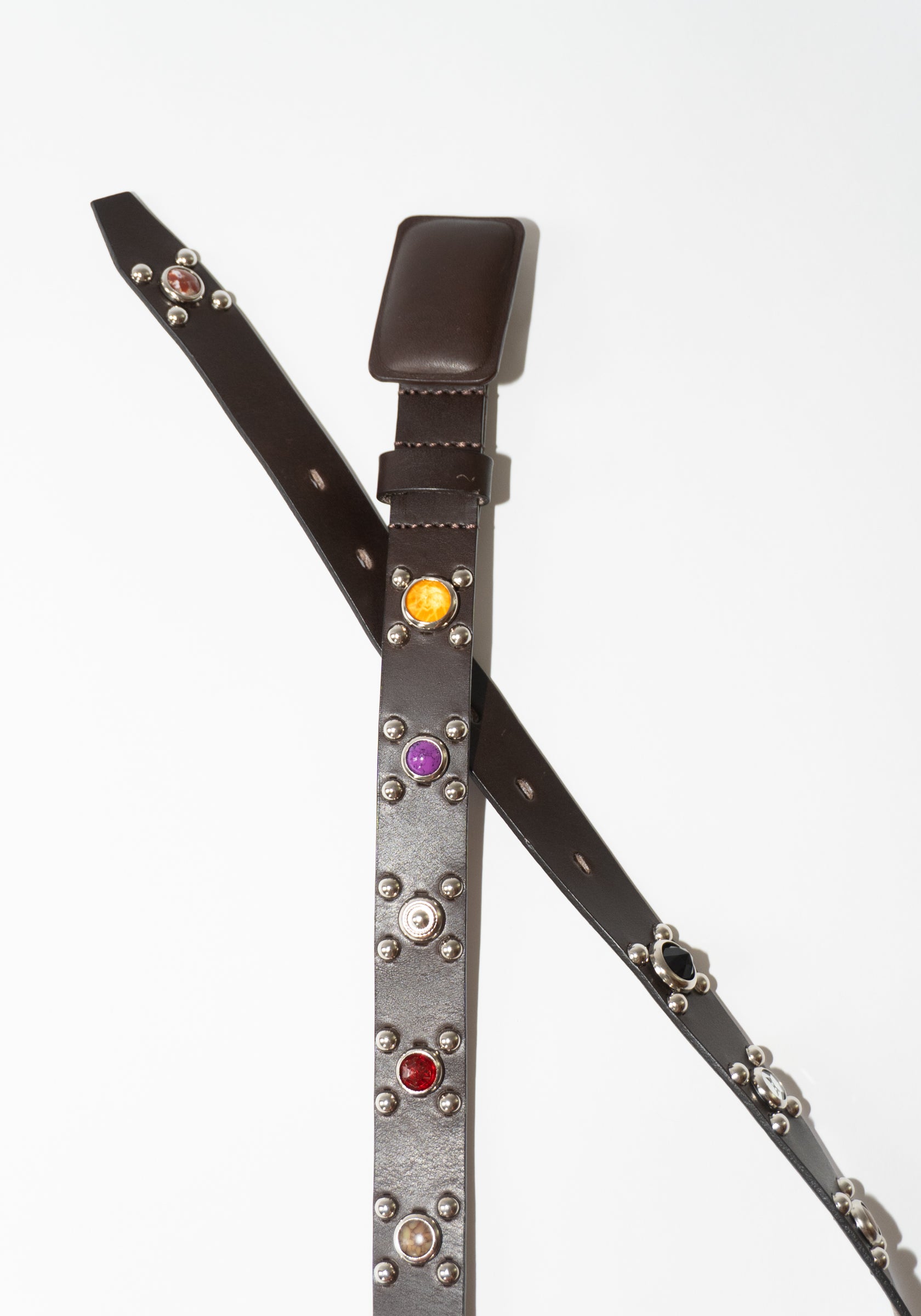 Narrow Belt in Brown Monotone