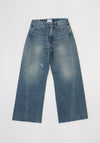 Tanaka Boy Jean Trousers in Vintage Bleach Blue