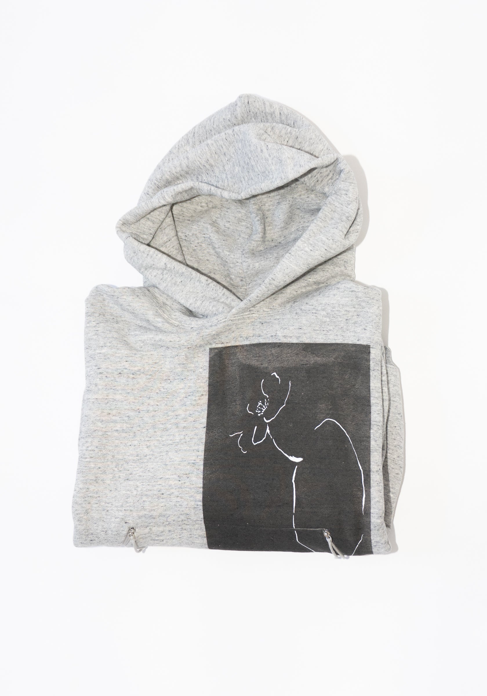Tanaka The Sweat Hoodie in Heather Grey