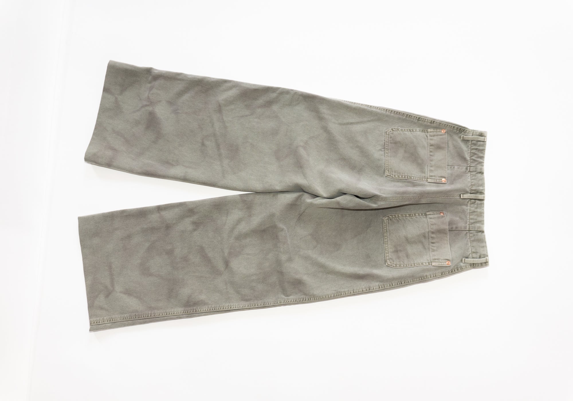 Work Jean Trousers in Foggy Green