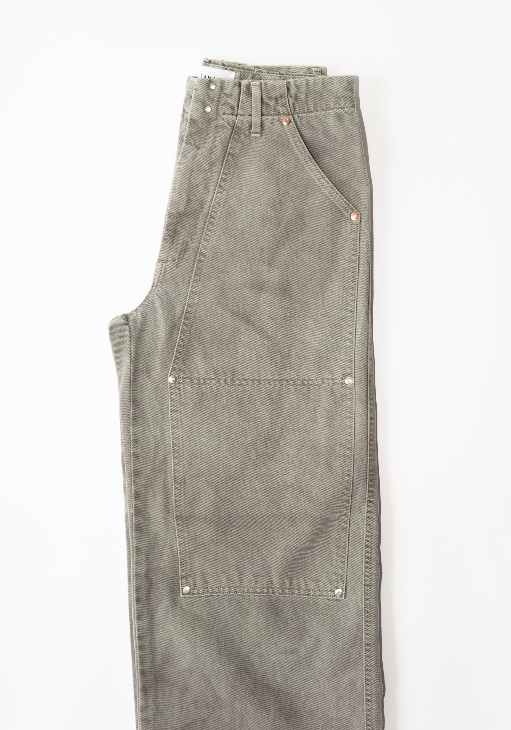 Work Jean Trousers in Foggy Green