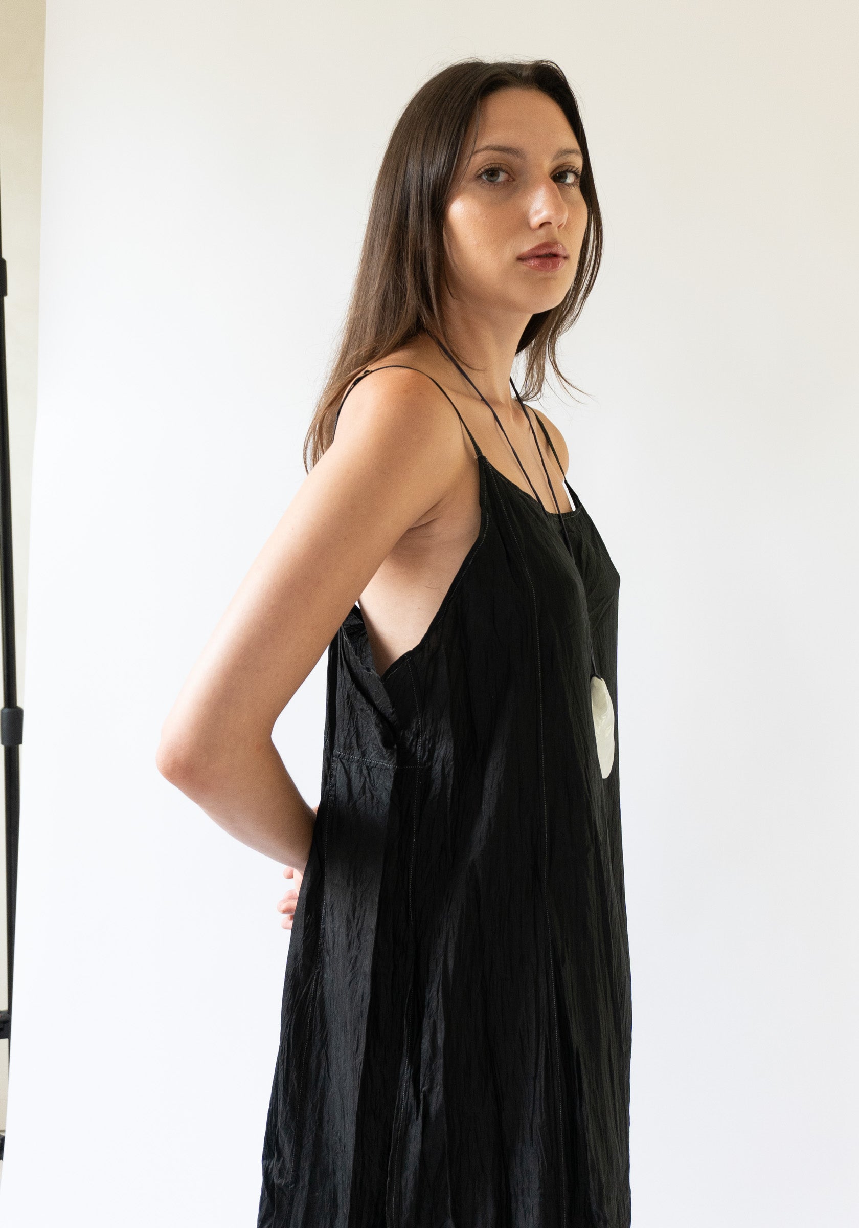 injiri BLOOM&BRANCH 別注 Silk Slip Dress - ロングワンピース