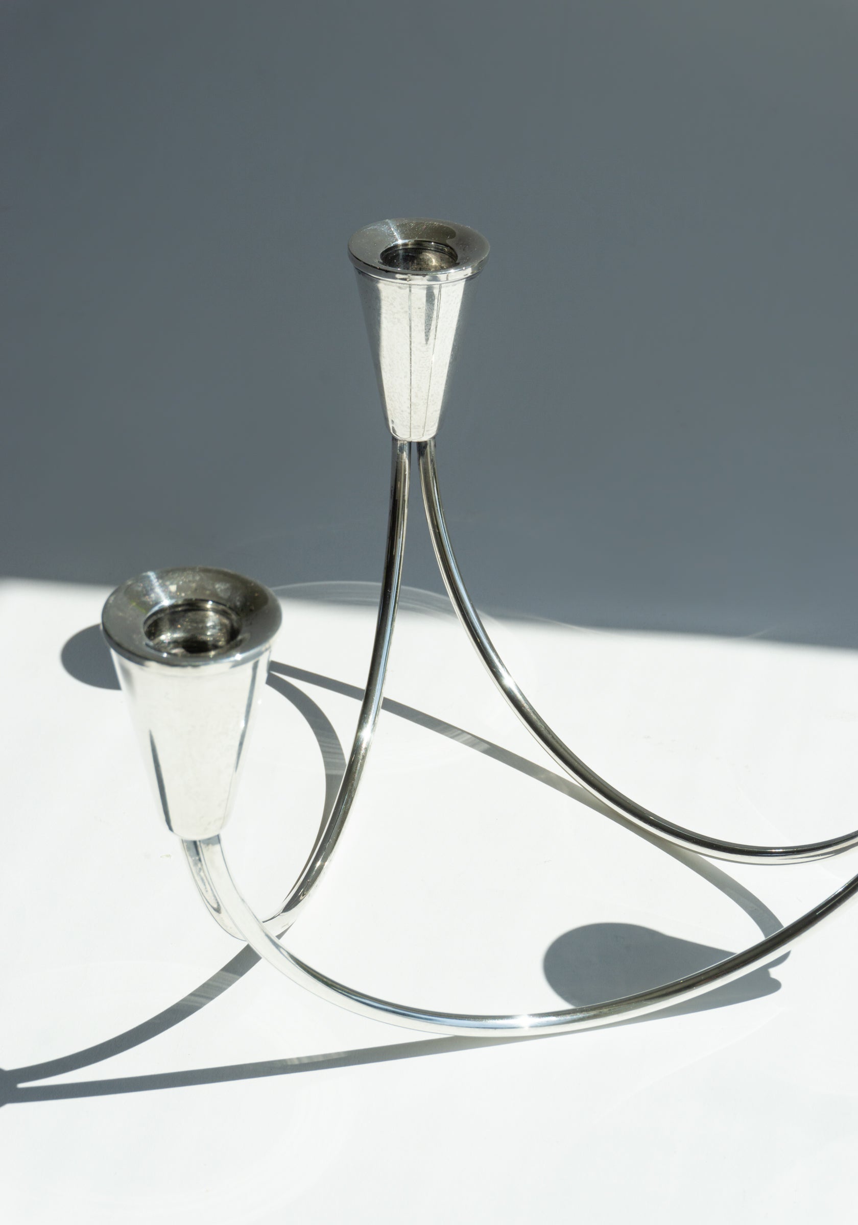 Villa Object Vintage Duchin Silver Candleholder