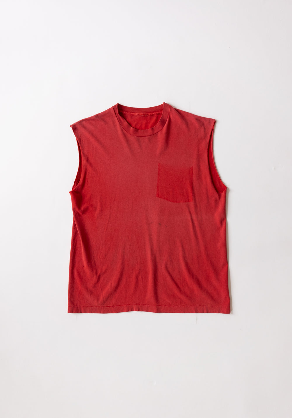 Vintage Faded Red Muscle Tank