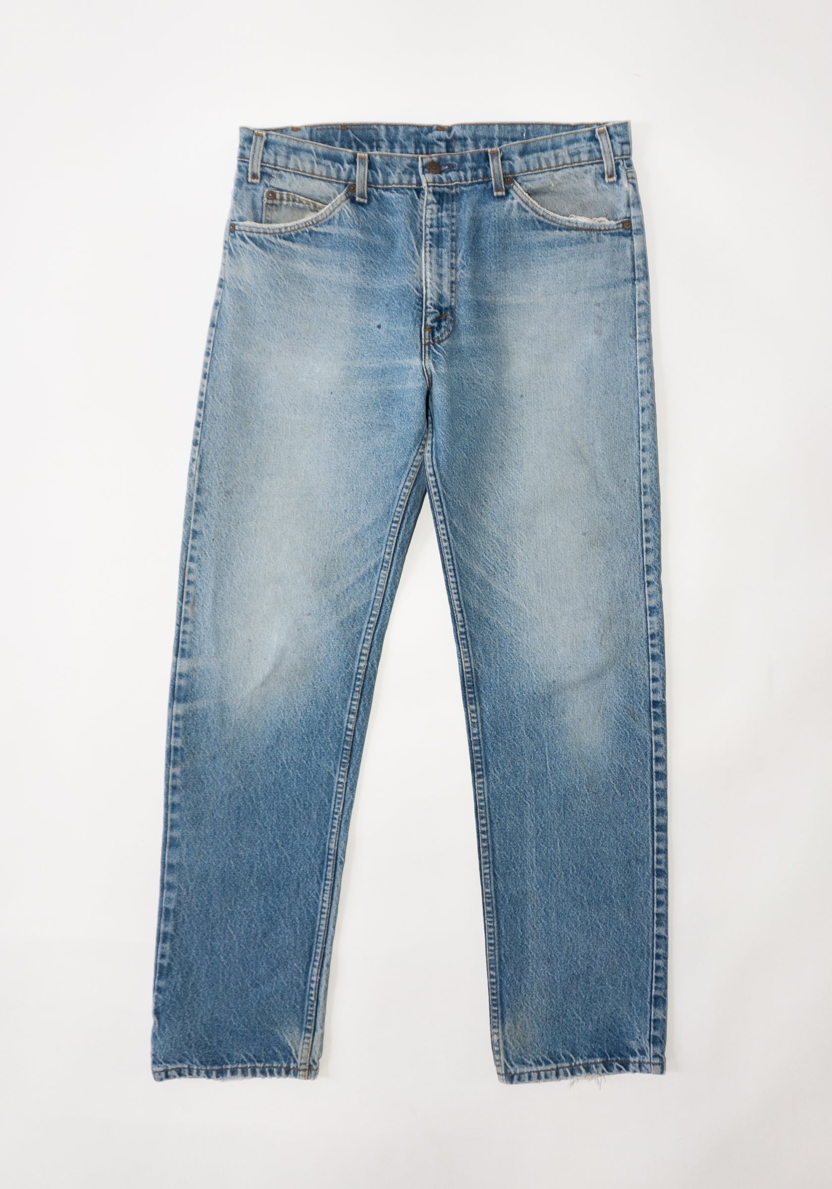 Vintage Distressed Mid Wash Levi's Jeans