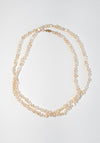 Vintage Rice Seed Pearl Strand Necklace