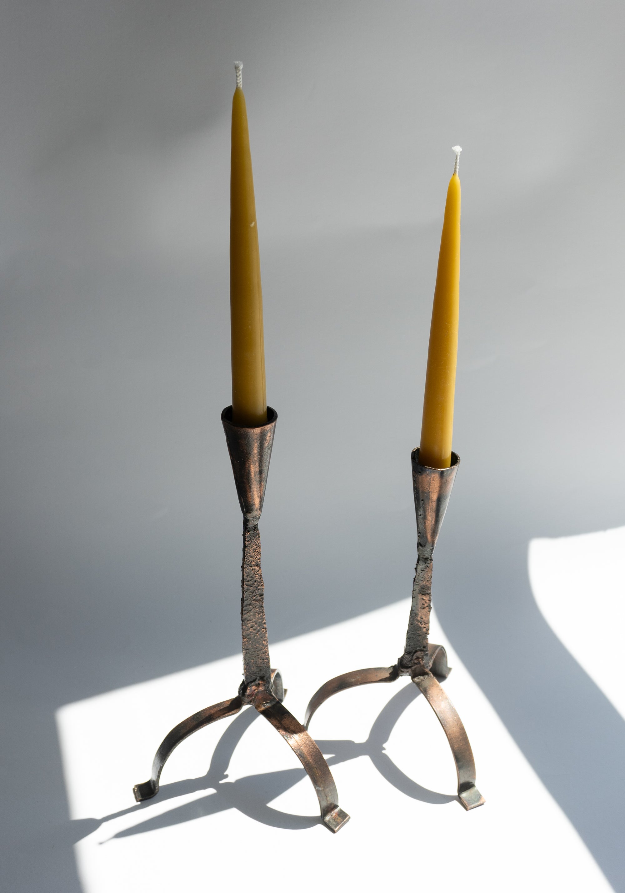 Vintage Brutalist Candlesticks