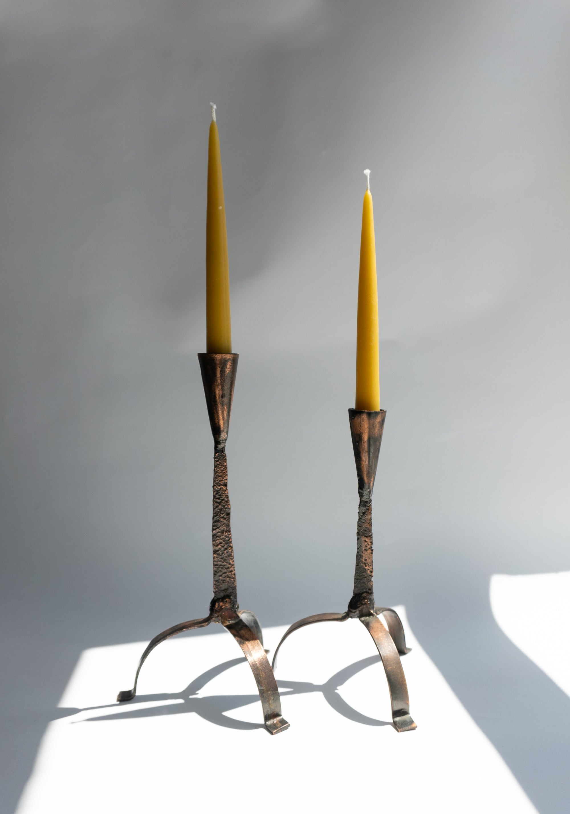 Vintage Brutalist Candlesticks