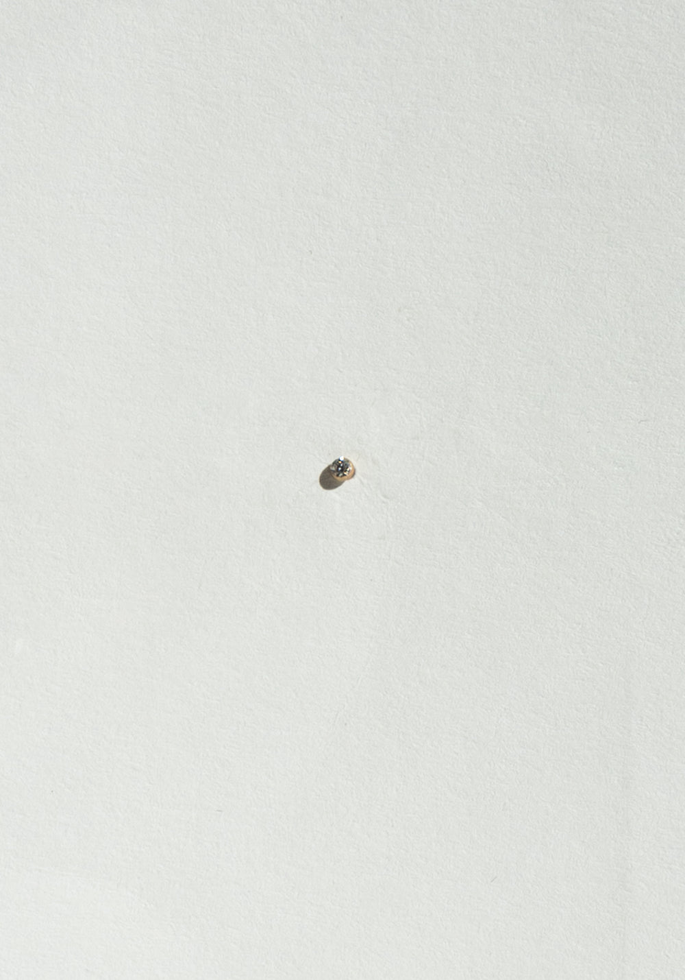 Wwake Nugget Earring with White Diamond