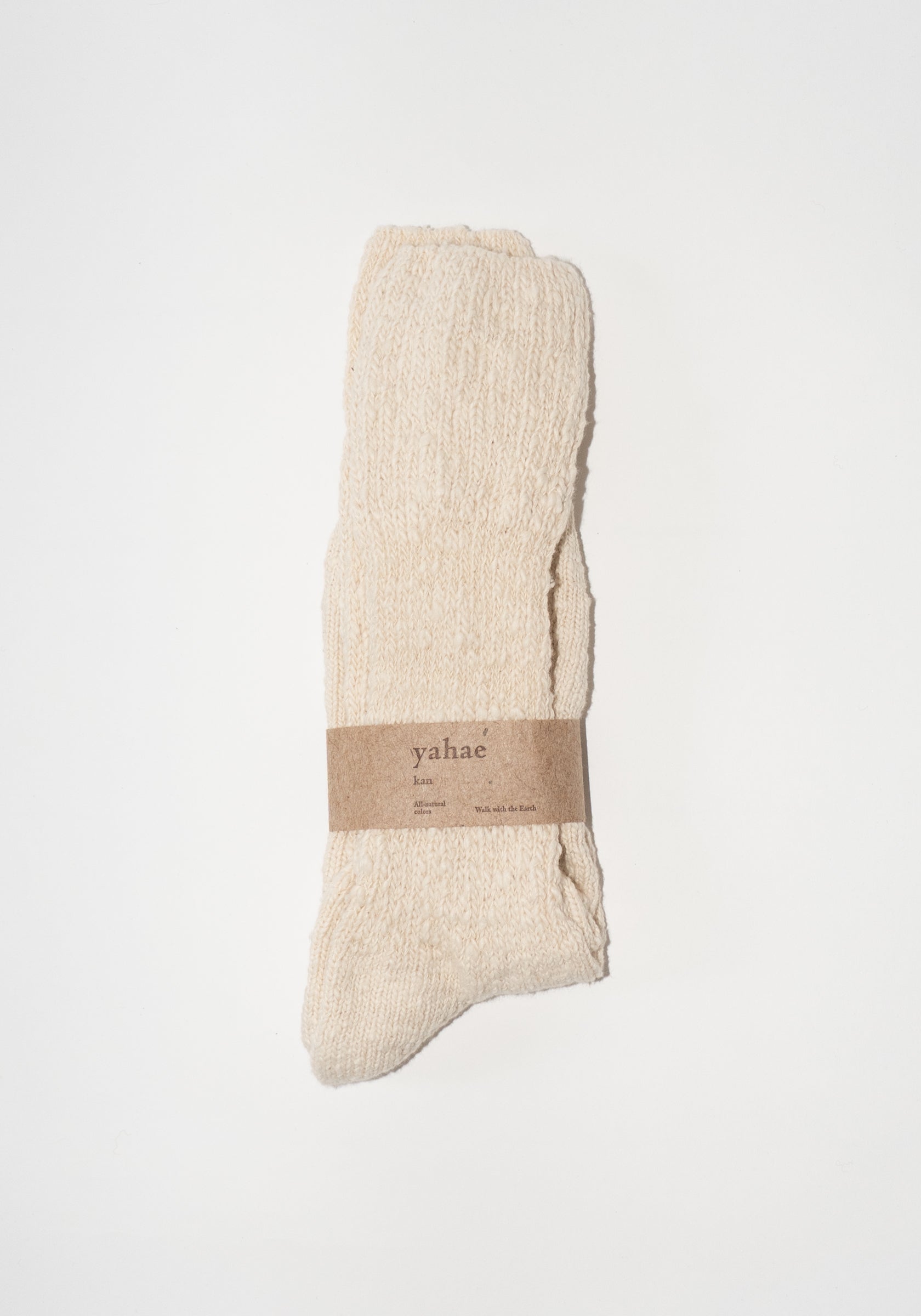 Yahae Japanese Garabou Slipper Socks in Natural