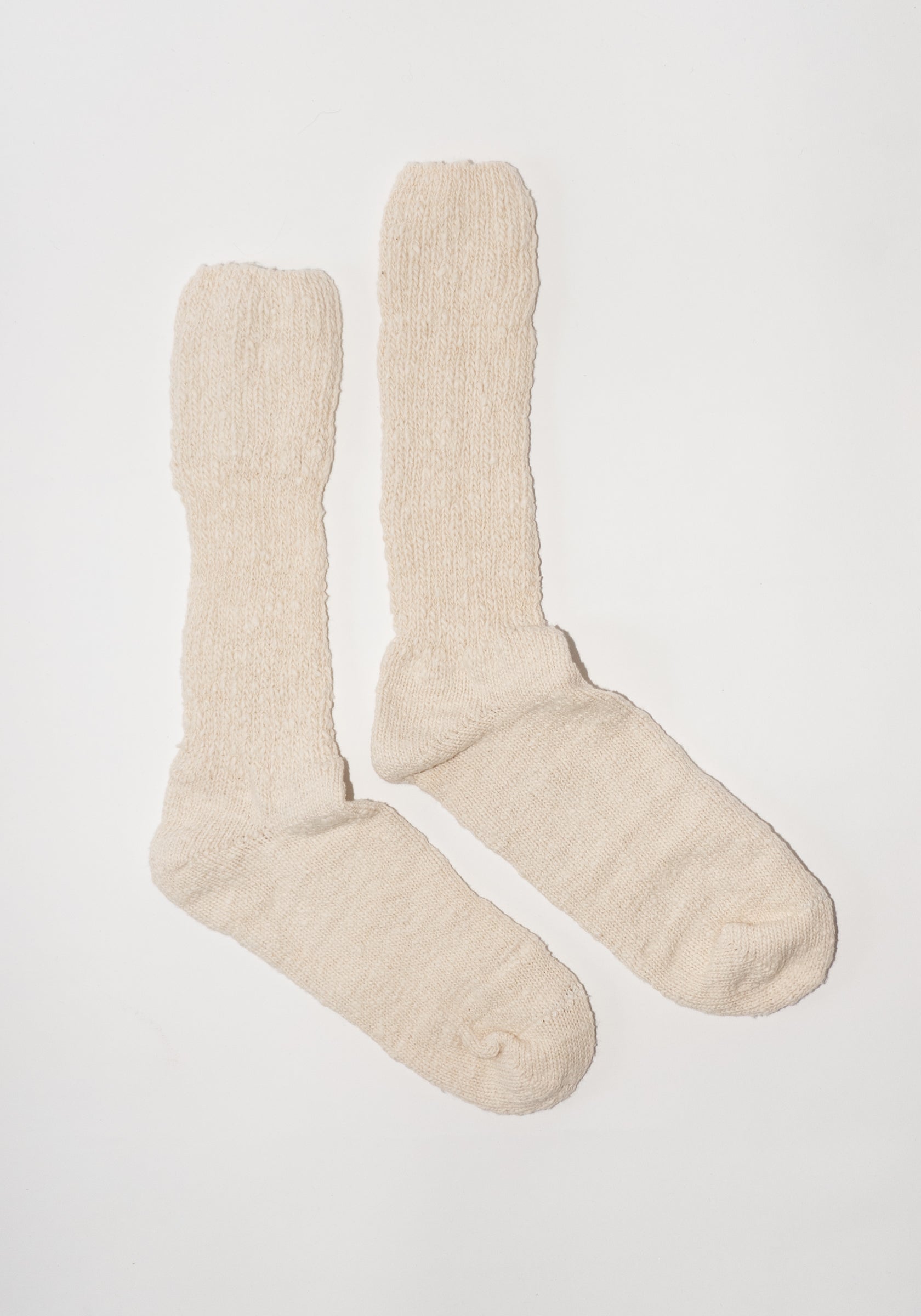 Yahae Japanese Garabou Slipper Socks in Natural