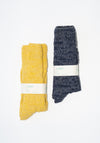 Yahae Japanese Garabou Slipper Socks in Navy