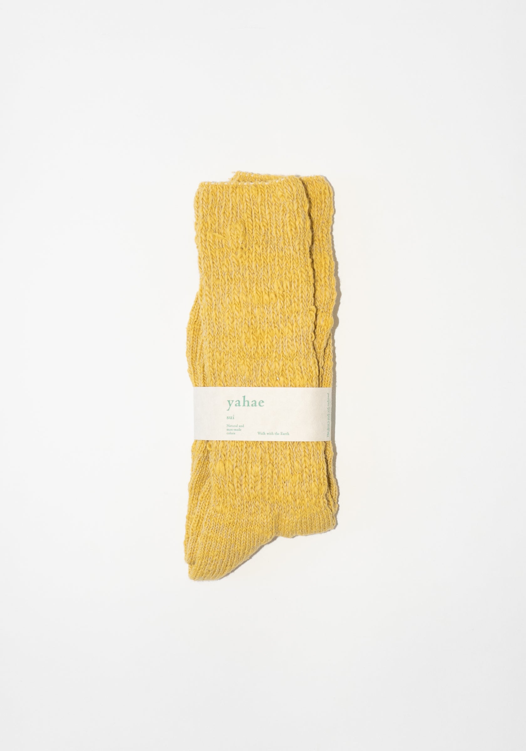 Yahae Japanese Garabou Slipper Socks in Yellow