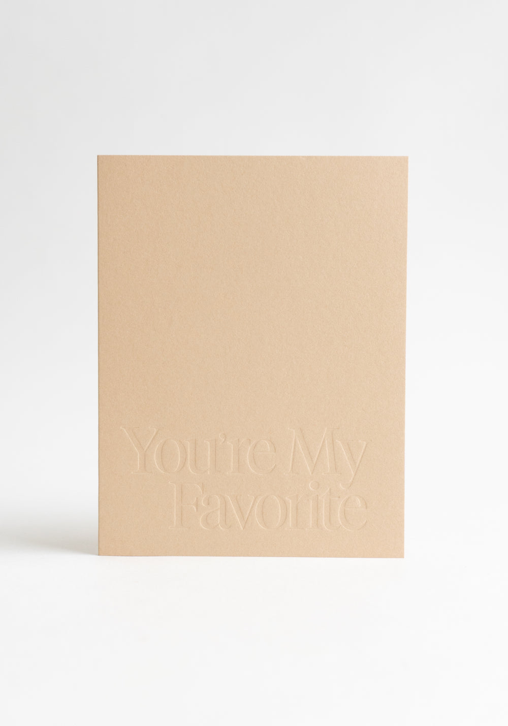 You're My Favorite No.03 Card