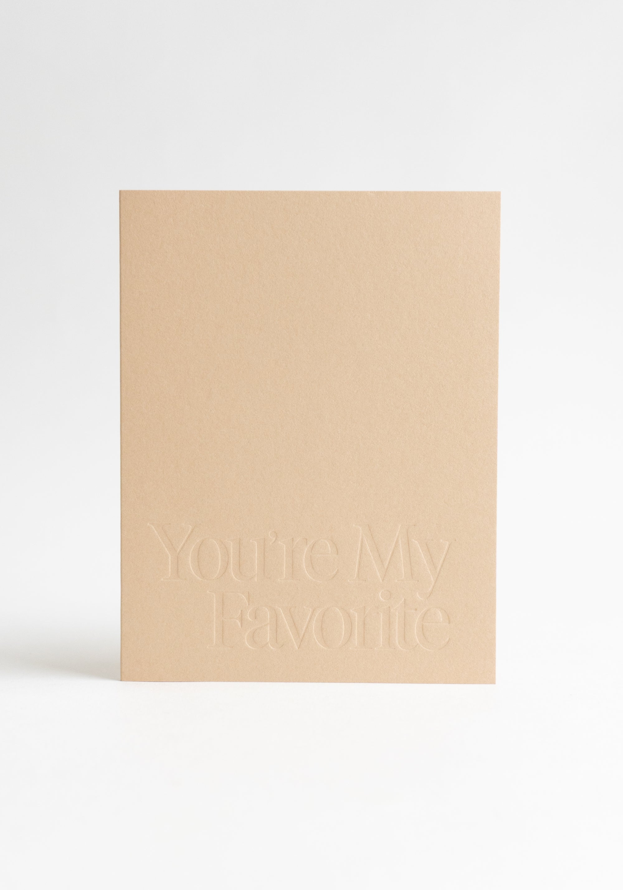 You're My Favorite No.03 Card