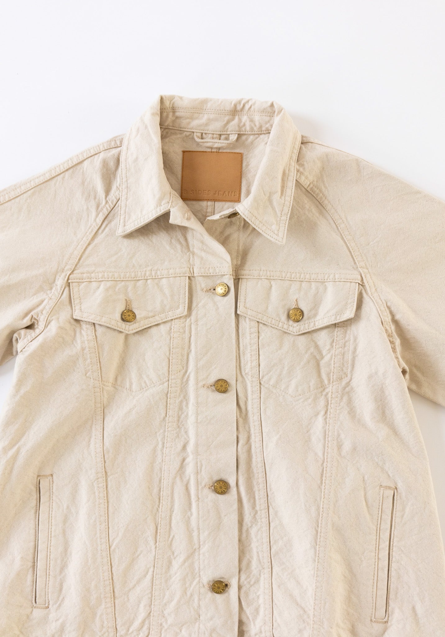 B Sides Field Jacket in Mere White