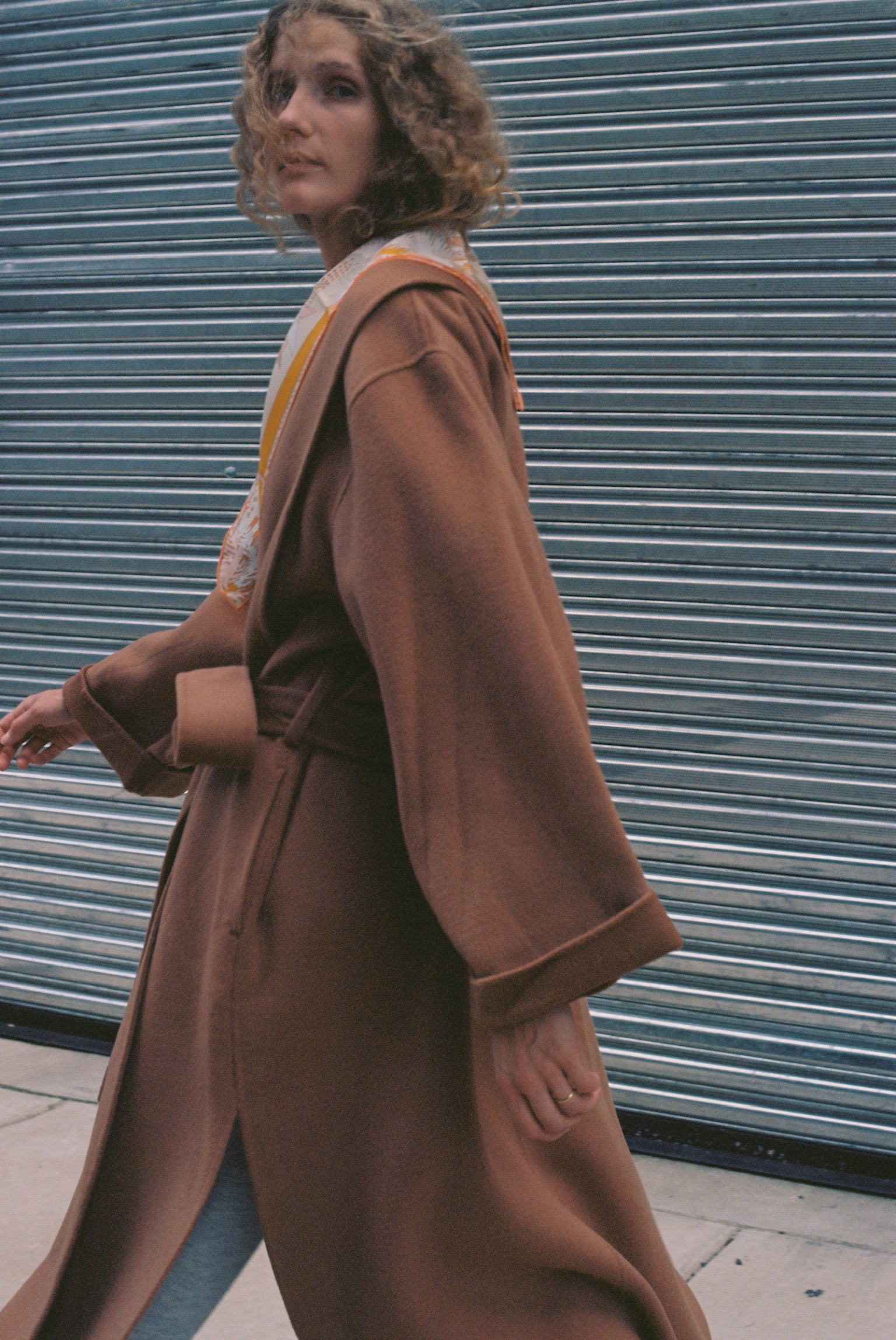 Trullem Wool Coat in Raw Sugar