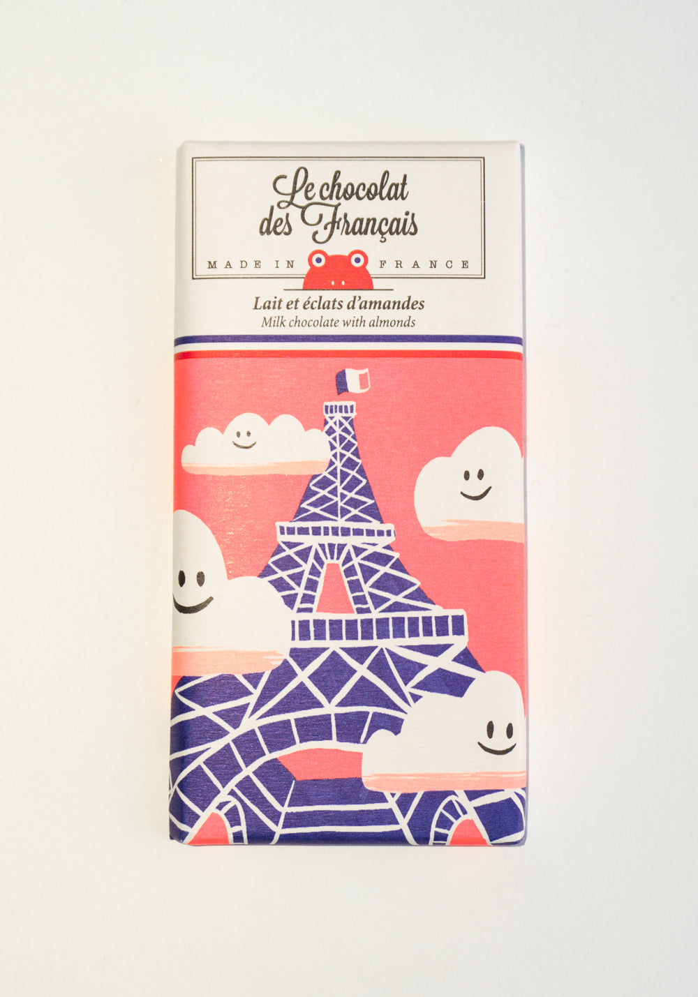 Tour Eiffel Milk Chocolate Bar with Almonds