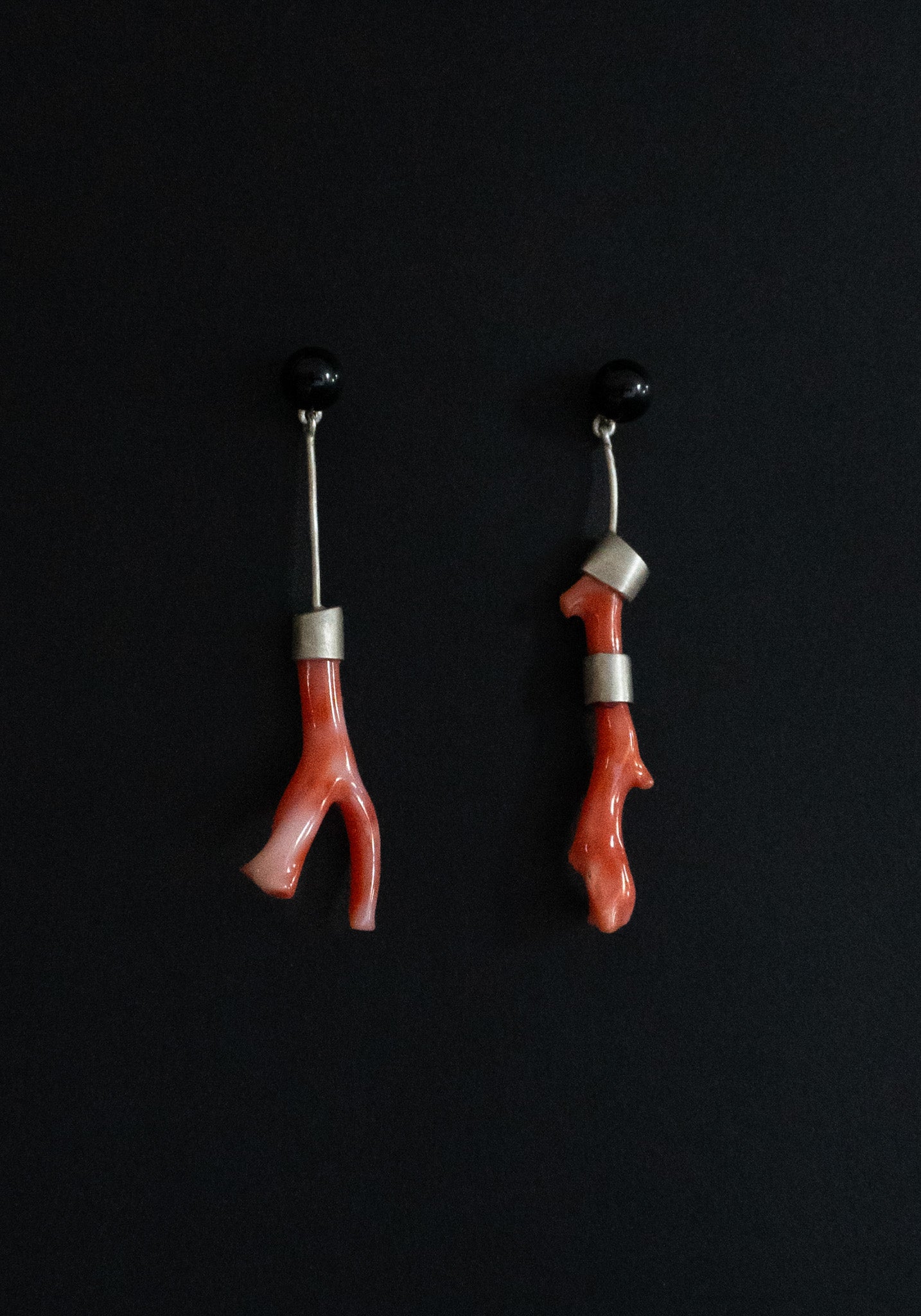 Single Pink Coral Carmen Earring