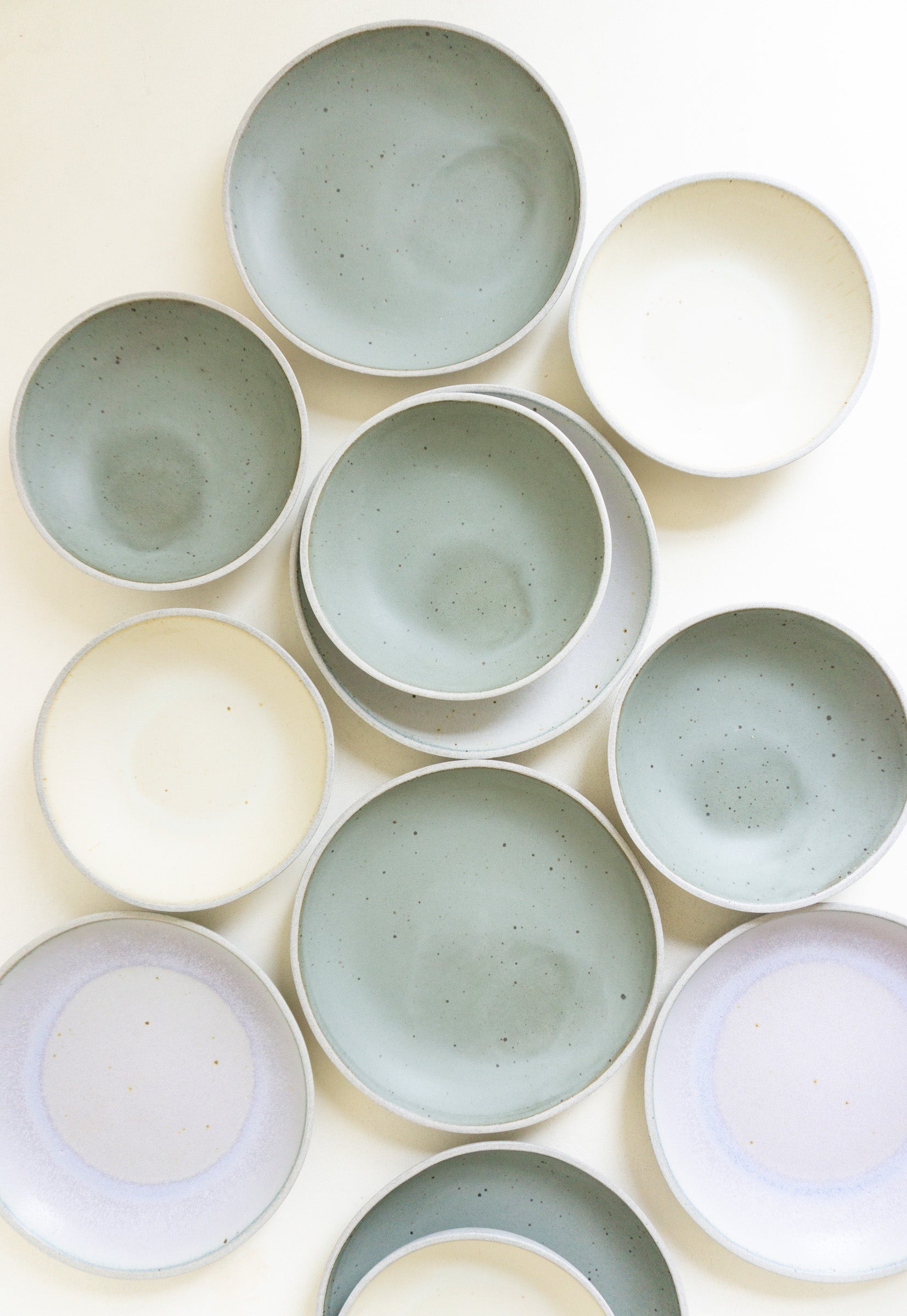 Humble Ceramics Stillness Bowl in Greystone/Yellow Jade