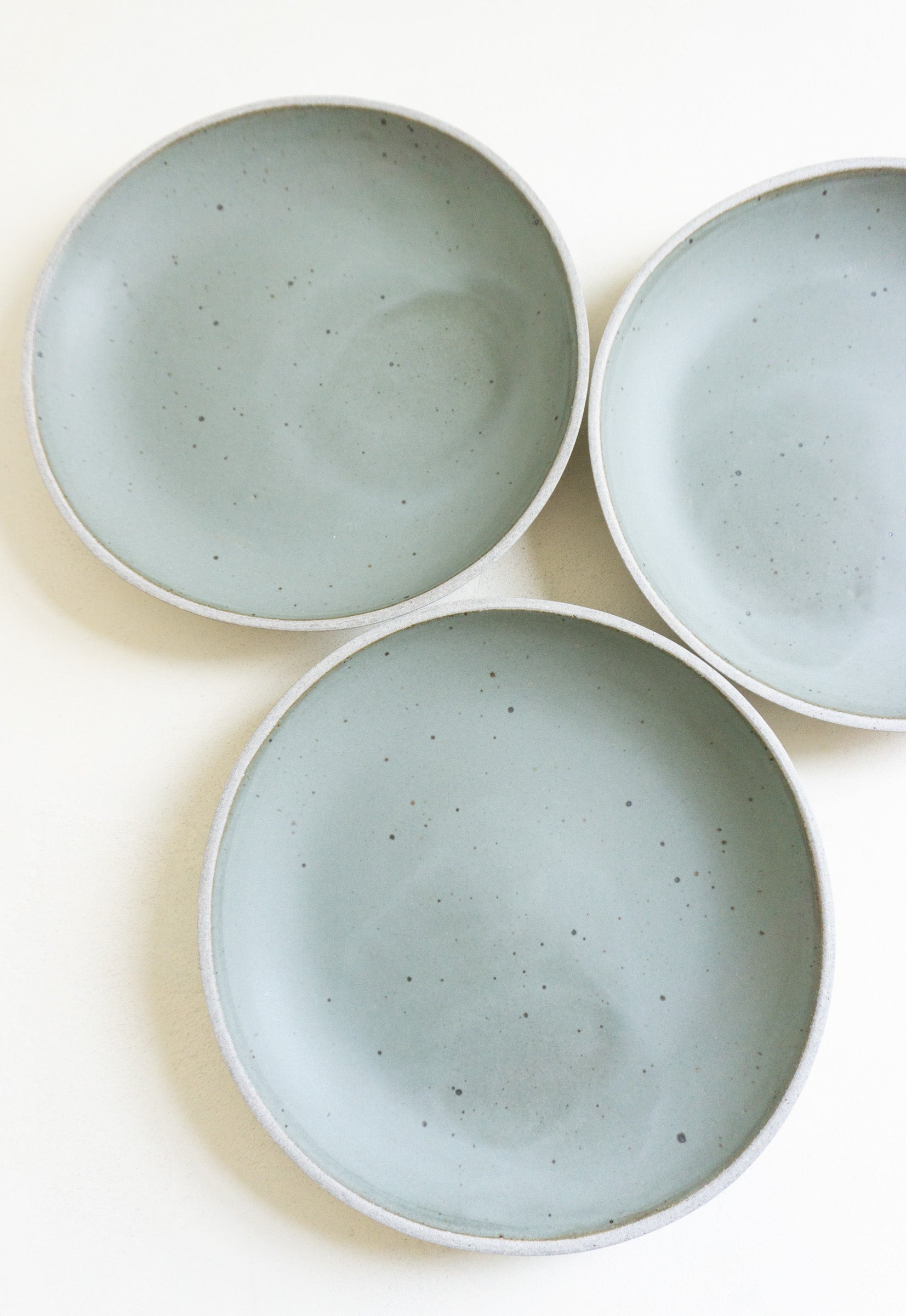 Humble Ceramics Shallow Stillness Bowl in Greystone/Danish
