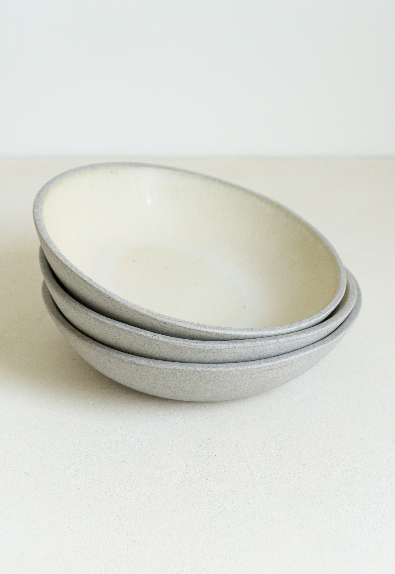 Humble Ceramics Stillness Bowl in Greystone/Yellow Jade
