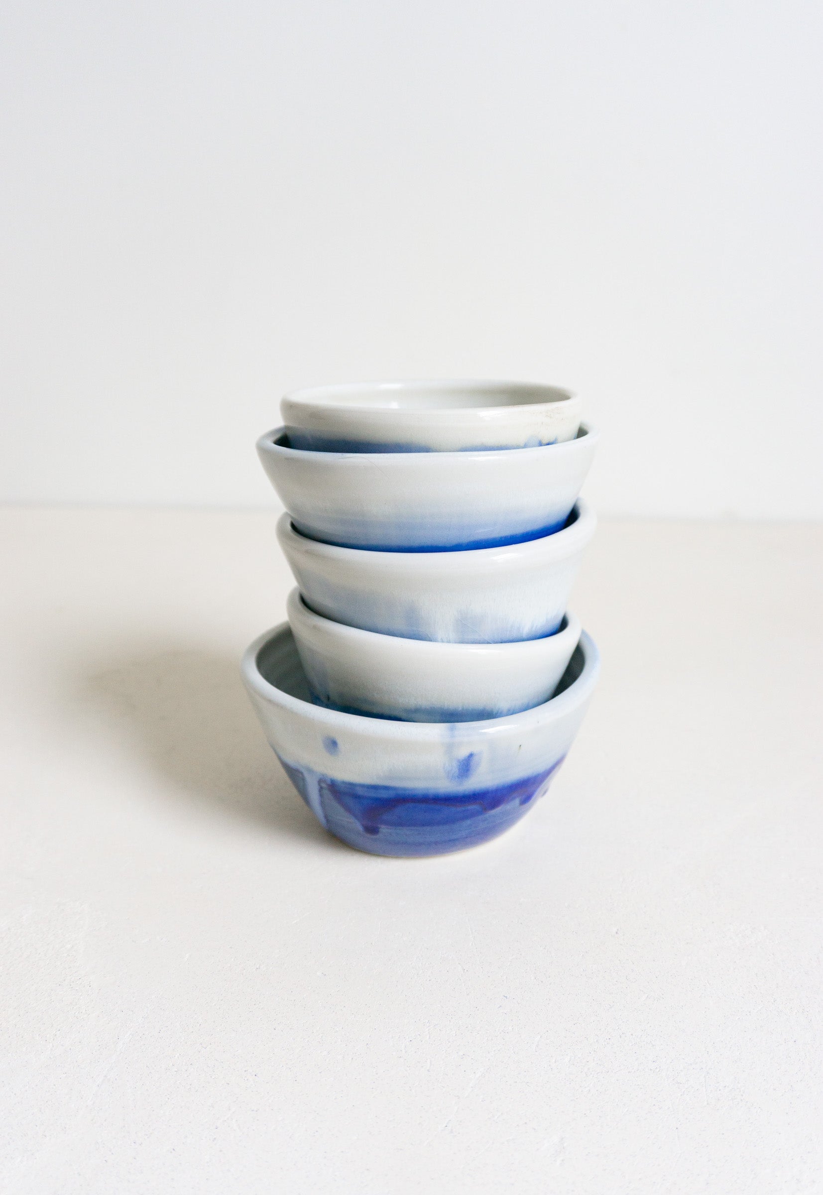 Mitsuko Ceramics Small Bowl Blue Drip