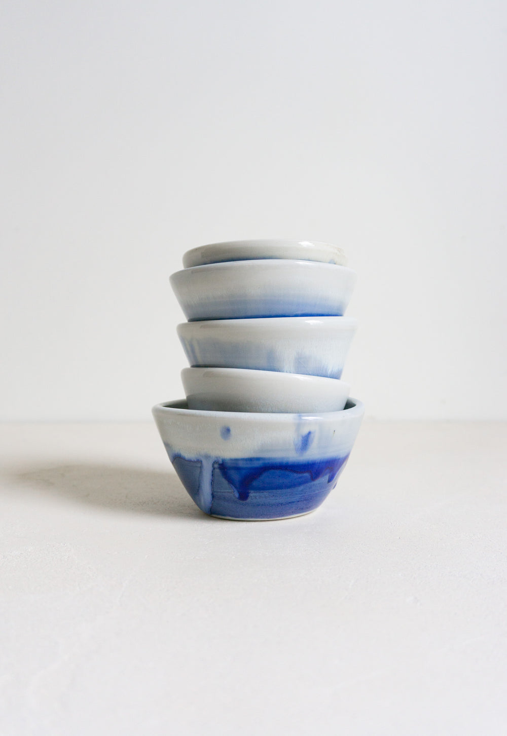Mitsuko Ceramics Small Bowl Blue Drip