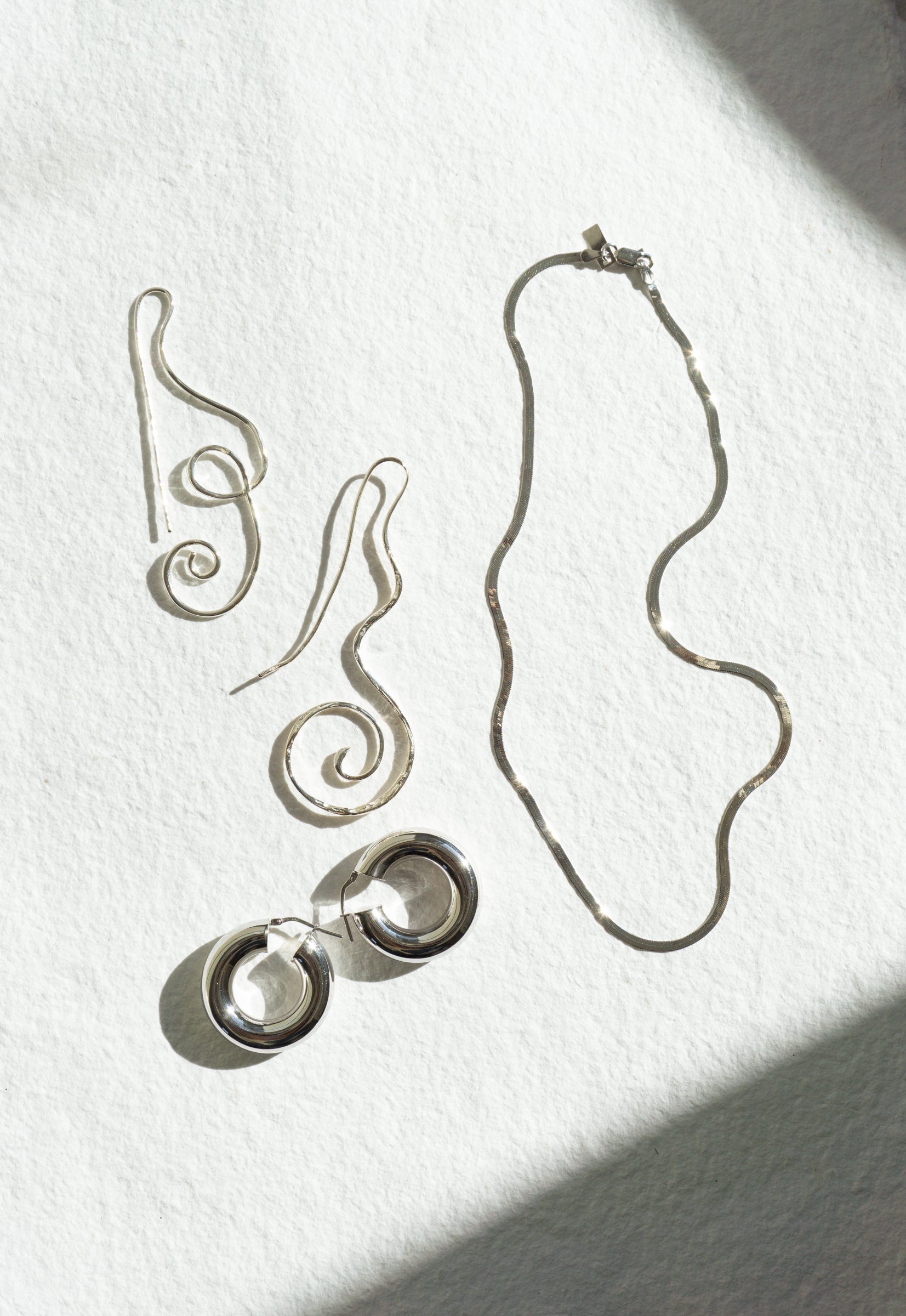 Essentialist Earrings in Silver