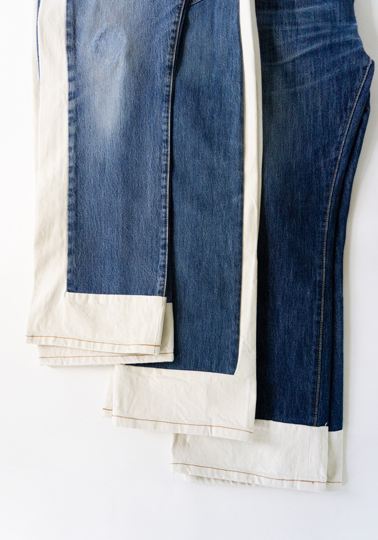 B Sides Vintage Reworked Slouch Jean in Vintage Indigo/Natural