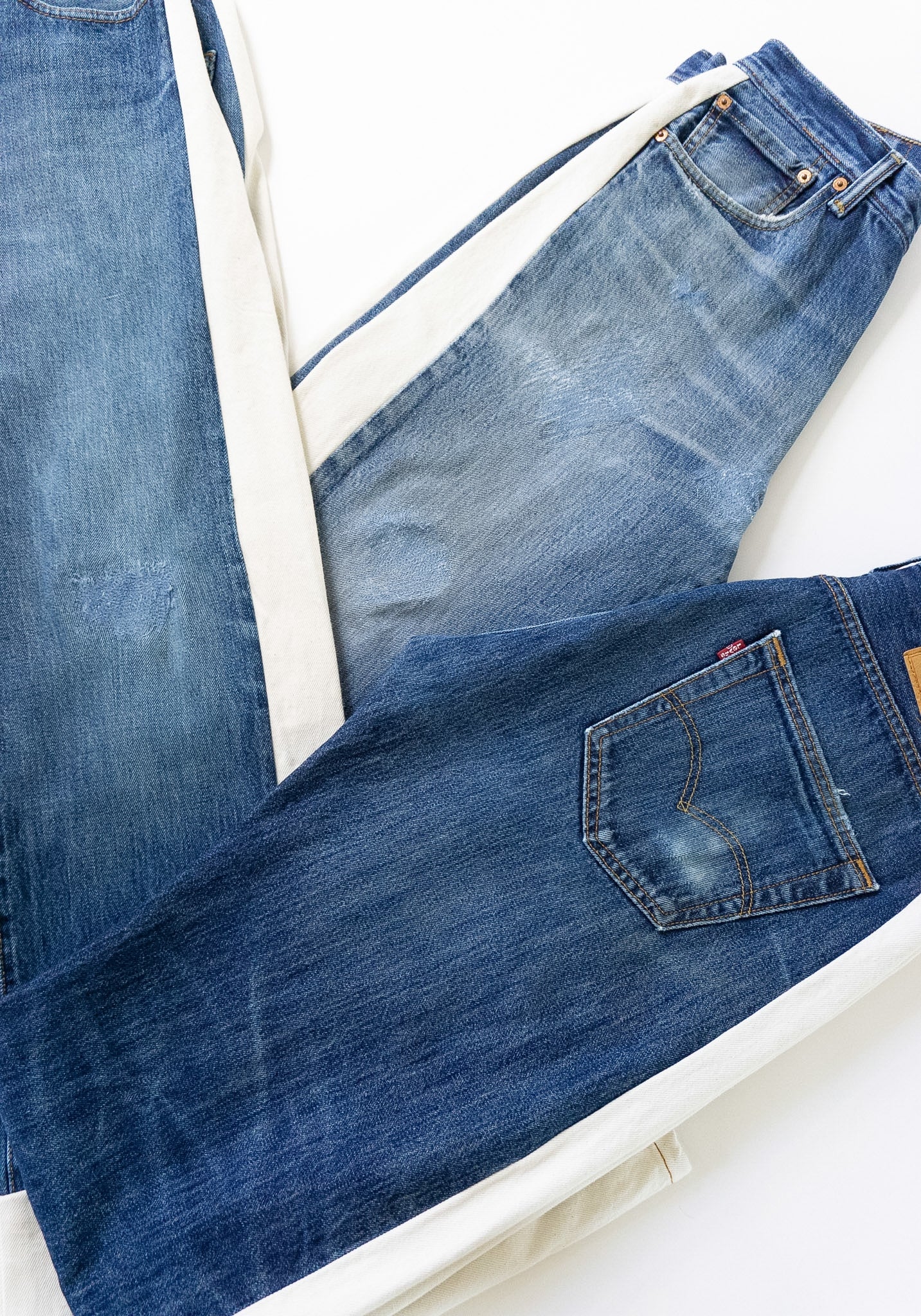 Vintage Reworked Slouch Jean in Vintage Indigo/Natural